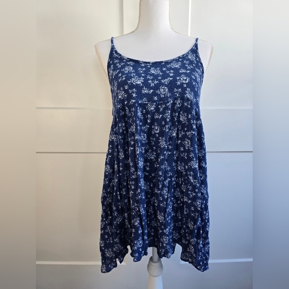 Ocean Drive Tops - Ocean Drive Floral Blue Dress